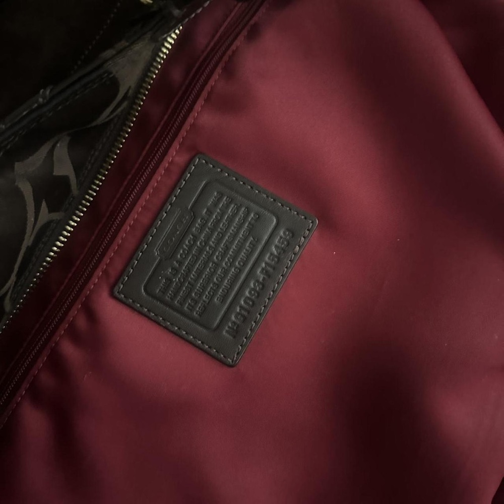 Coach Brown Leather Patchwork Tote - image 4